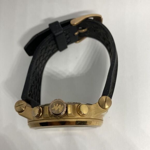 Michael Kors Dylan MK8184 Men's Black Silicone Analog Dial Quartz Watch VK772 - Picture 8 of 12